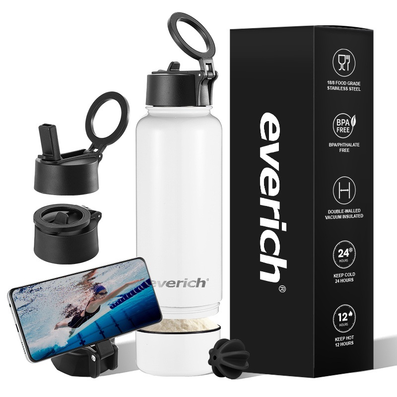 Leak-Proof Rotate 360 Lid with Magnet Straw Lid or Spout Lid 304 Stainless Steel Insulated Water Bottle Vacuum Flask – Stainless Steel Water Bottle and Water Bottle with Magnetic Lid price