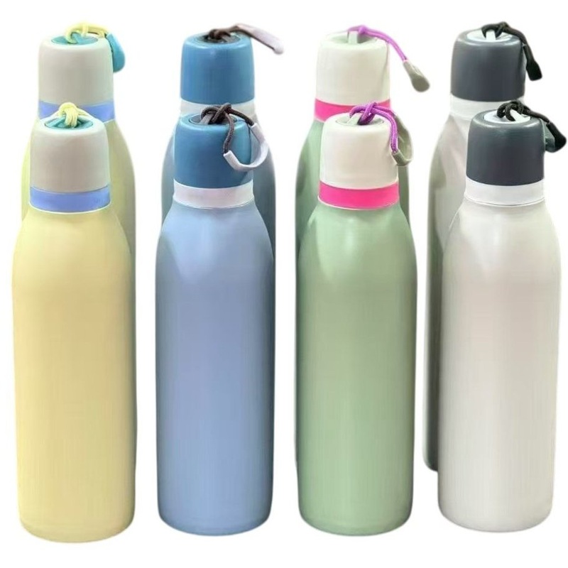 Manufacturer of 17oz 24oz Freesip Twist Vacuum Insulated Stainless Steel Water Bottle with Straw for Sports and Travel BPA Free Sports Water Bottle with Rope – Sports Water Bottle and Insulated Water Bottle price