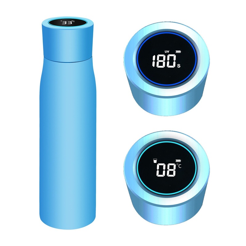 New High Quality Smart Drinkware 316L Stainless Steel Insulated Water Bottle Vacuum Flasks with UV Self Cleaning Filter Temperature Display – LCD Water Bottle and Smart Drinkware price