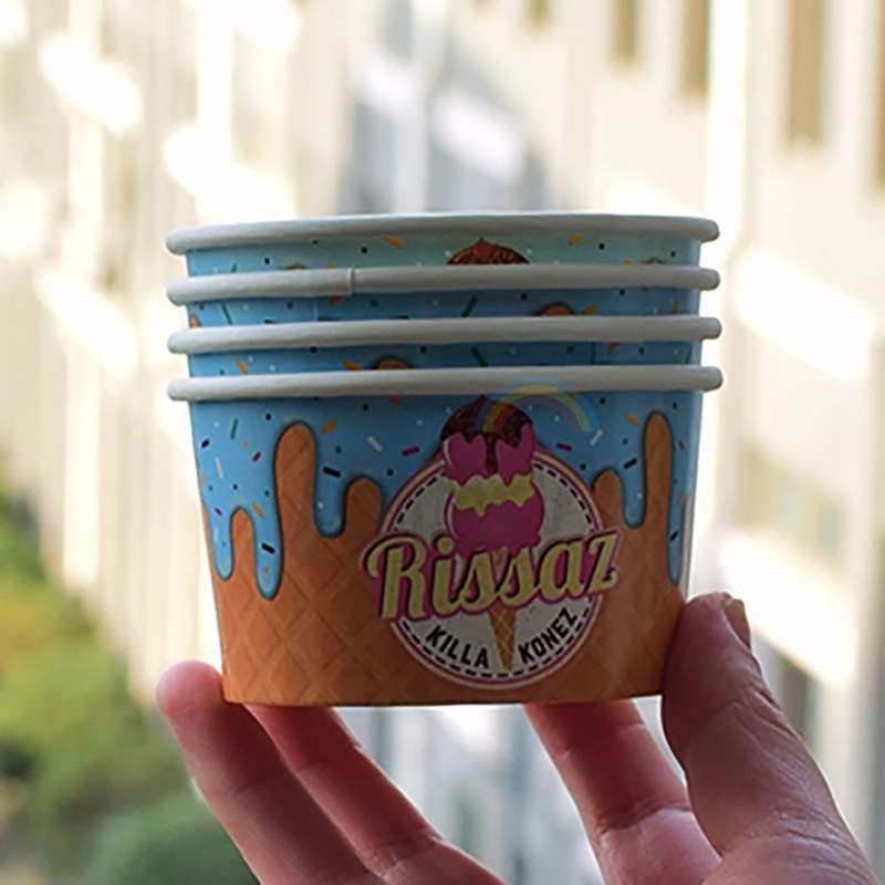 Packaging Box Takeaway Beverage Disposable Ice Cream Paper Cups – Takeaway Cups and Ice Cream Paper Cups price
