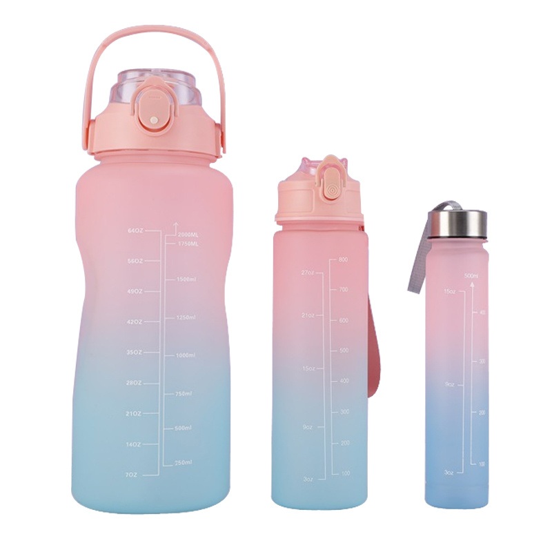 Wholesale Space Cup Three-Piece Cup Ton Ton Cup Sports Water Bottle – Plastic Bottle and Custom Plastic Bottle price