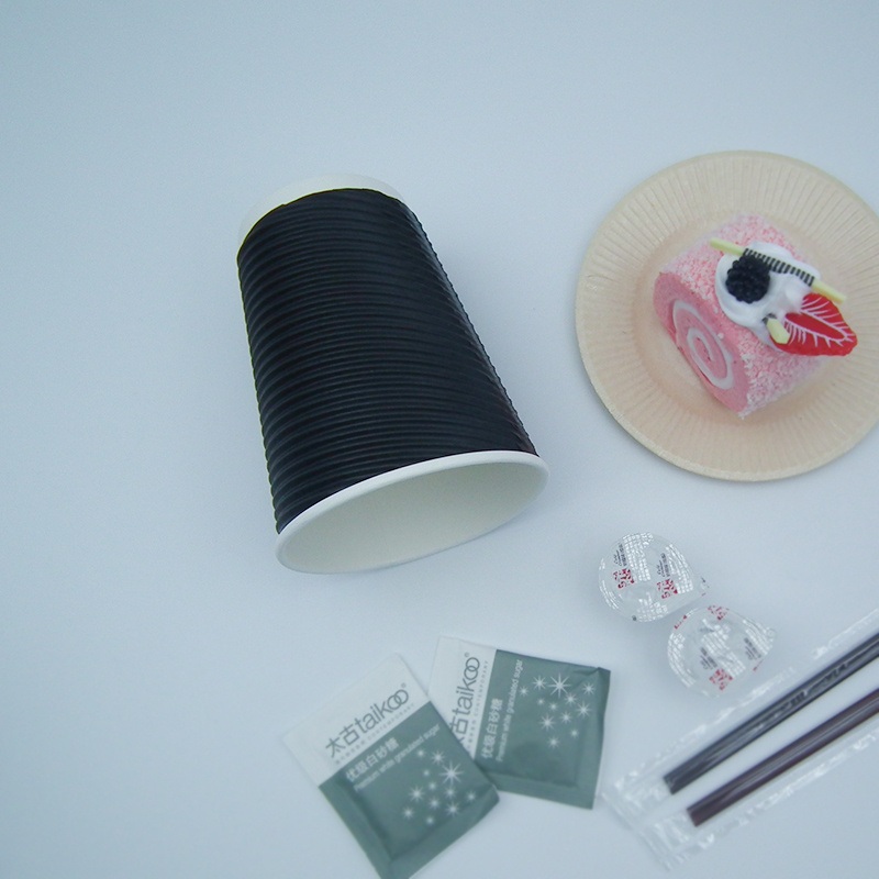 Wm1035 PLA Coated 12oz Manufacturers Wholesale Disposable Ripple Wall Home Printing Logo Office Coffee Cups Home Hot Drink Cups – Paper Cup and Coffee Cup price