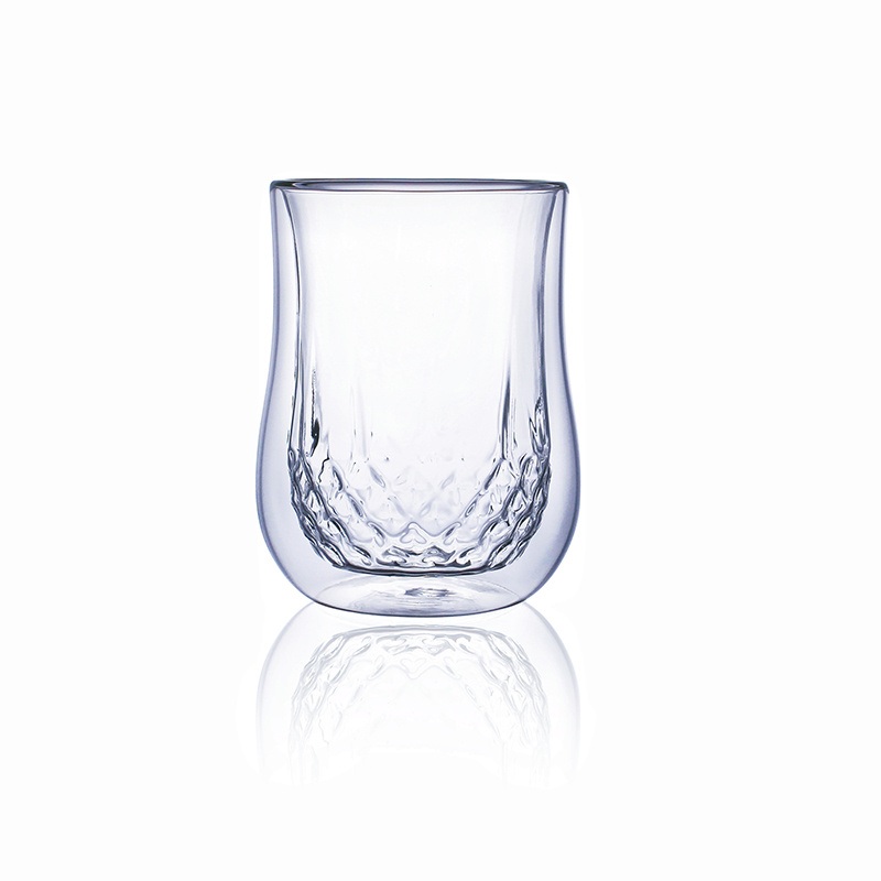 All Glass Reusable Insulated Tea/Coffee Mug Glass Cup Reusable Double Wall Insulated Coffee Tea Espresso Mugs Latte Mug Cup Glass Cup – Double Wall Glass Cup and Insulated Glass Coffee Cup price