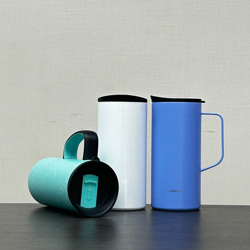 Factory Direct Sale Double Walled Thermal Vacuum Sealed Insulated Custom Tea Coffee Mug with Handle – Double Wall Travel Mugs and Water Bottles price
