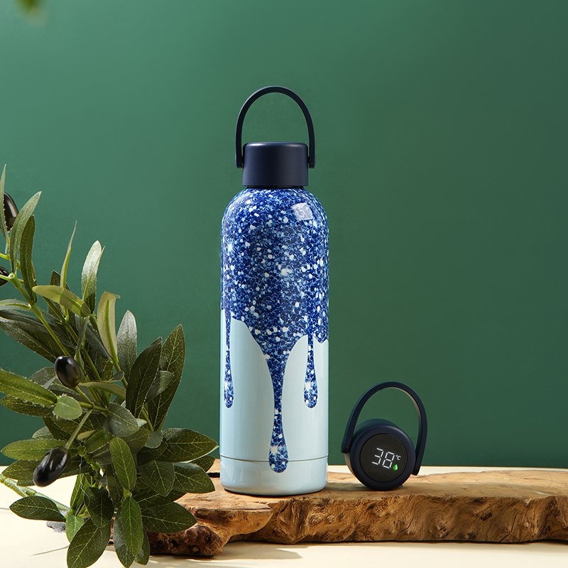 Large Capacity Small Cup Mouth Smart Temperature Stainless Steel Tea Coffee Tumbler – Smart Coffee Tumbler and Small Cup Mouth price