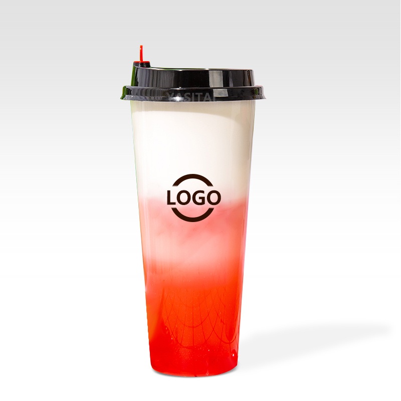 12oz 16oz 20oz 24oz PP Injection Cup Disposable Smoothie Milk Tea Bubble Tea Hard Plastic Cups – Bubble Tea Cup and Boba Tea Cup price