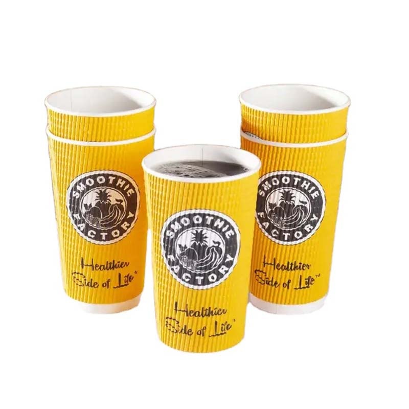 16 Oz Safe Eco-Friendly Corrugated Hot Coffee Paper Cup – Ripple Coffee Cup and Corrugated Paper Cup price