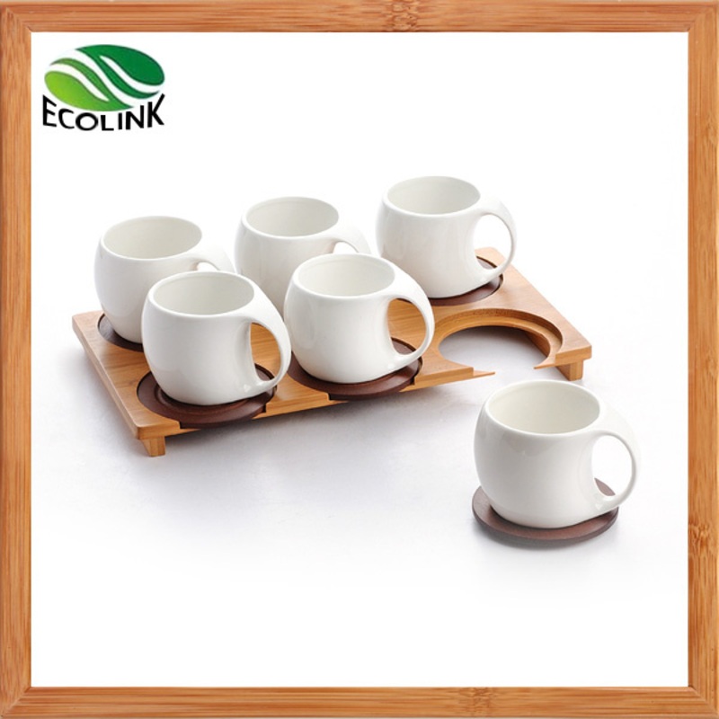 Bamboo Ceramic Coffee Cup Set 6PCS – Coffee Cup and Ceramic Coffee Cup price