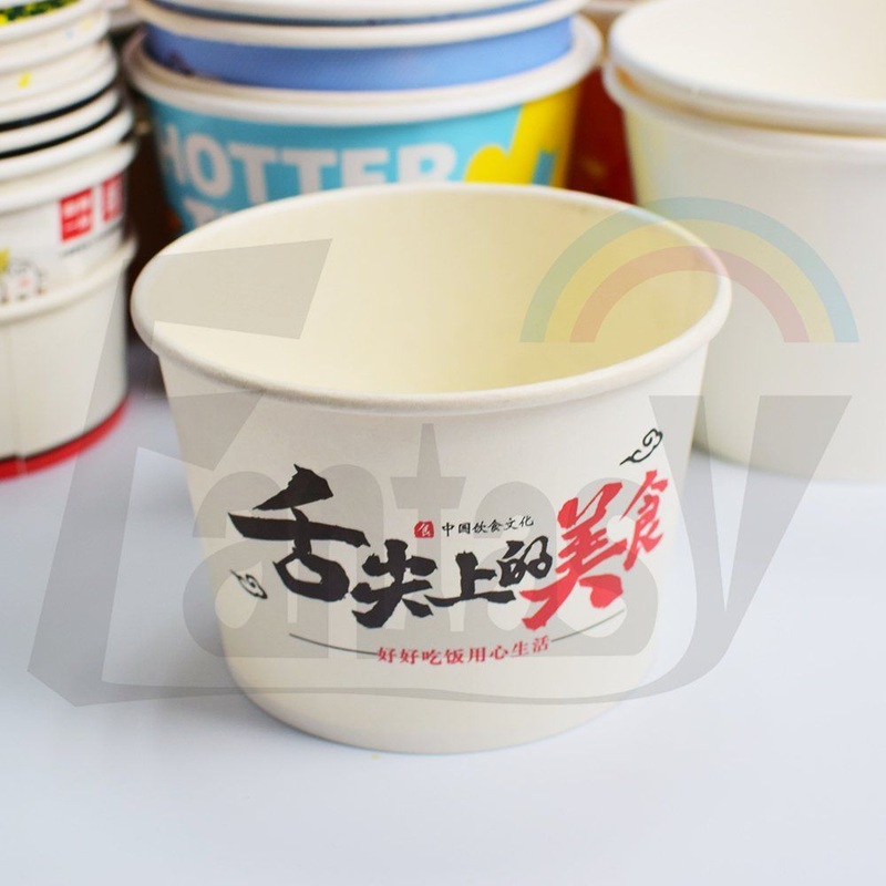 Eco-Friendly Cheap Container Take Away Comtainer Food Packaging Paper Bowl Soup Cup – Soup Paper Cup and Soup Cup price
