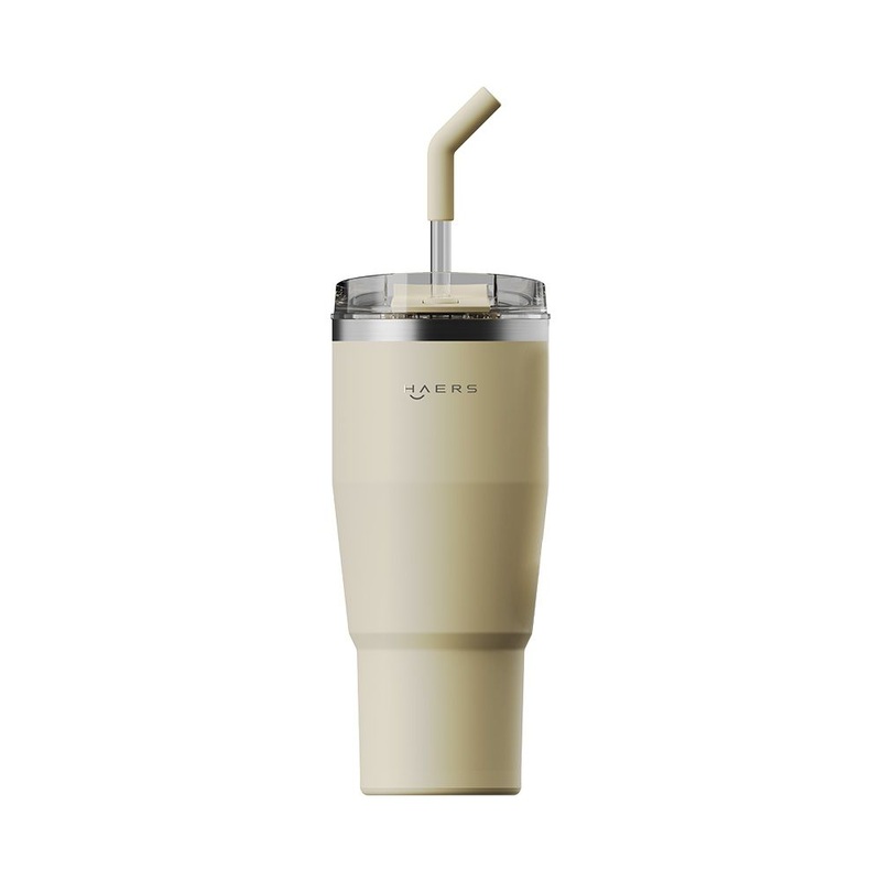 Haers Drinkware Mug 950ml Iced Coffee Cup LFGB Stainless Steel Vacuum Insulated Tumbler – Insulated Stainless Steel Tumbler and Steel Vacuum Insulated Tumbler price