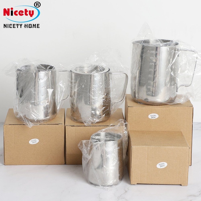 Hot Sale Cappuccino Latte Art Jug for Coffee Milk Frother Stainless Steel Mug – Milk Pot and Coffee Cup price