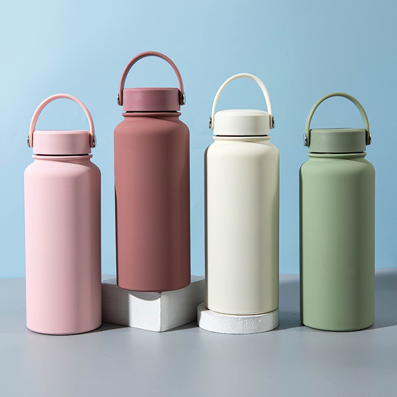 New 650ml Stainless Steel Insulated Bottle Anti Slip Outdoor Portable Vacuum Flask Thermo Thermal Mug Tumbler Simple Wide Mouth Sports Water Bottle – Water Bottle and Stainless Water Bottle price