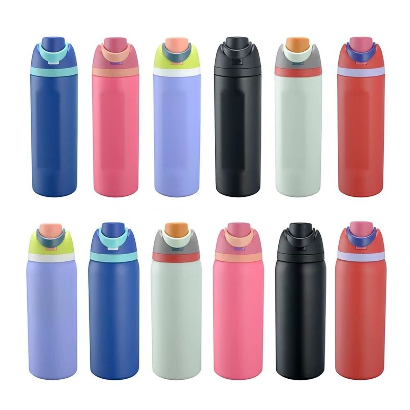 New Arrival 24oz 32oz BPA Free Double Wall Vacuum Thermoses Flask Sports Stainless Steel Water Bottle with Straw for Travel – Water Bottle and Vacuum Flask price
