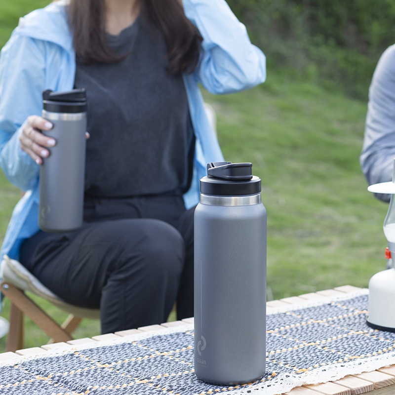 Stainless Steel Double Wall Vacuum Insulated Water Bottle with Handle Lid – Bottle and Water Bottle price