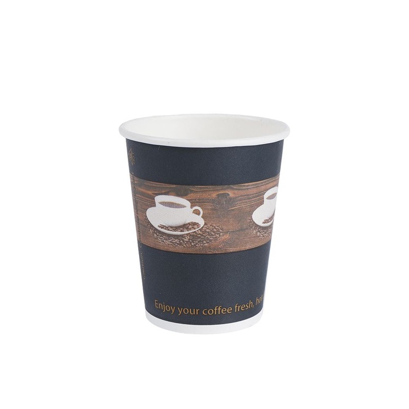 Wholesale Eco-Friendly Take Away Custom Logo Single Double Wall Disposable Paper Coffee Cup with Lids – PLA Laminated Cups and Paper Cups price