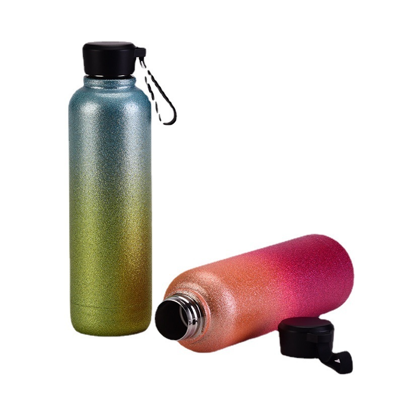 2022 New 500ml Double Wall Vacuum Water Bottle, Outdoor Sports Bottle – Stainless Steel Bottle and Insulated Sports Bottle price