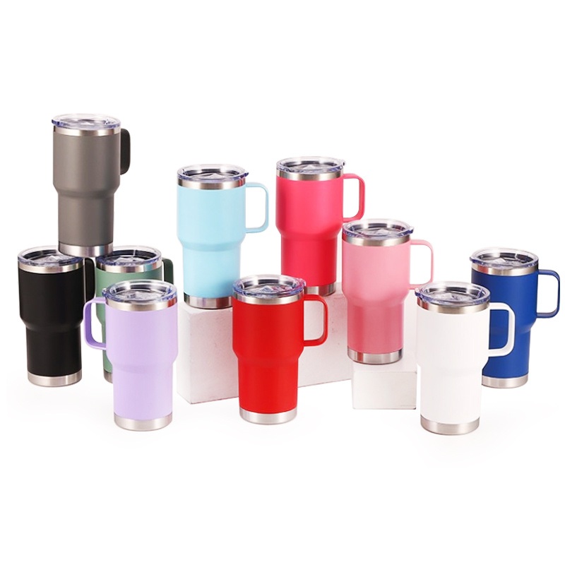 30oz Car Cup 304stainless Steel Ice Bully Cup Color Gift Thermos Tumbler – Stainless Steel Tumbler and 30oz Insulated Tumbler price