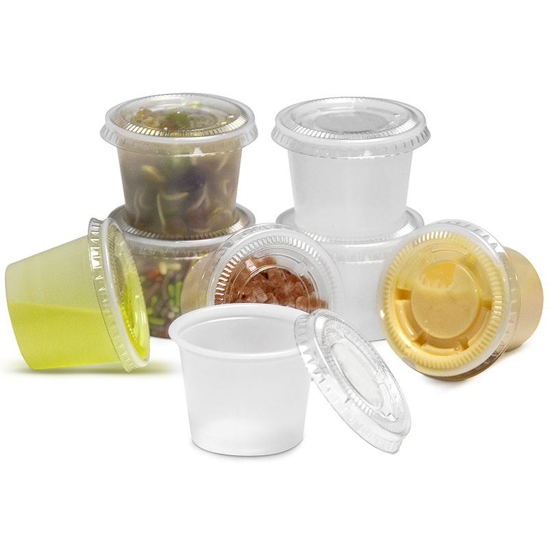 Disposable Plastic PP Leakproof Small Soy Sealing Sauce Cup with Lid – Disposable Sauce Cup and Plastic Sauce Cup price