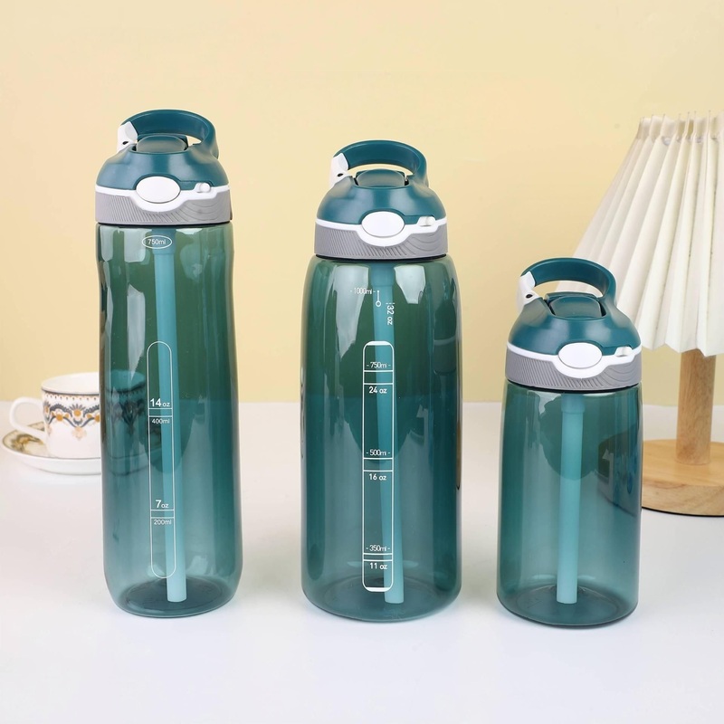 Portable Large Capacity 500ml 750ml 1000ml Cup Sports Plastic Water Botter Plastic Cup with Straw for Adults Pregnant Women – Plastic Cup and Sports Cup price