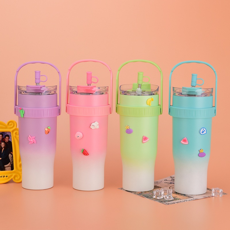 Reusable Large Leak Proof Travel Portable Coffee Cup Thermal Car 40oz 1200ml Insulated Stainless Steel Tumbler with 2 in 1 Lid – Stainless Steel Tumbler and 1200ml Insulated Tumbler price