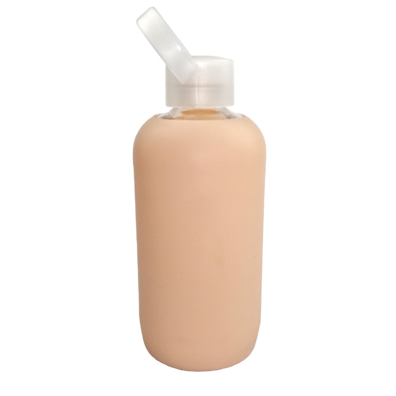 Unbreakable Heat Resistant Custom Logo Glass Water Bottle with Silicone Sleeve – Glass Water Bottles and Bottle price