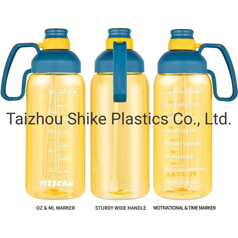 Wholesale 1 Gallon Motivational BPA Free Recycled Plastic Water Bottle with Time Marker – Water Bottle and Travel Bottle price