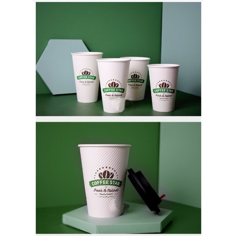 16 Ounce Single/Double Coated Paper Cup Environmentally Friendly Disposable Paper Cup Factory Direct Sales – Disposable Paper Cup and Coffee Cup price