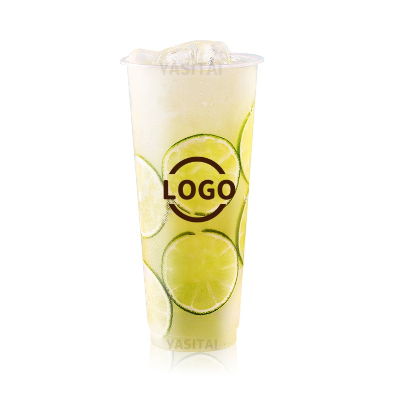 500ml 16oz PP Food Grade Clear Customized Disposable Plastic Cup Drink Milk Tea Cup Coffee Juice Cup with Lids – PP Blister Cup with Lid and Bubble Tea PP Blister Cup price