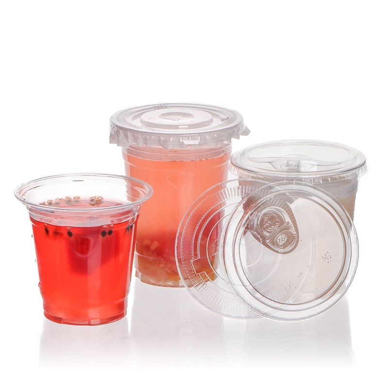 Coffee Cup Plastic Cup Wholesale Supplier Transparent Pet Plastic with Lid 16 Oz Beverage Disposable Eco Friendly Single Wall – Pet Cup 16 Oz and Plastic Cups with Lids for Cold Drinks price