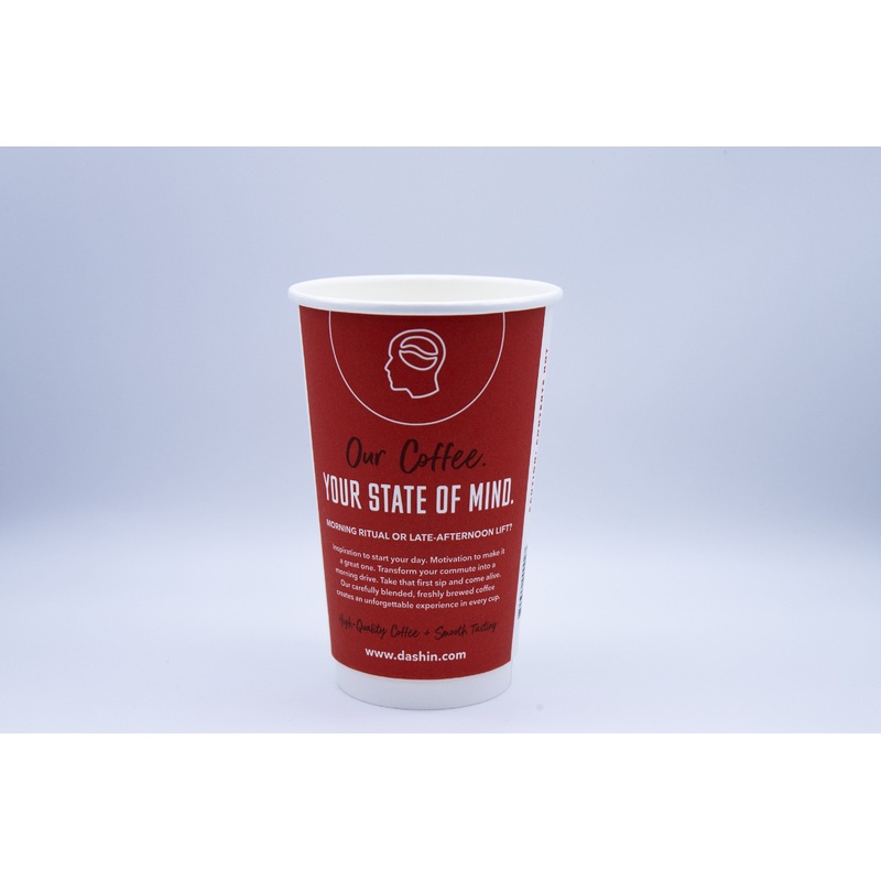 Customized Printing 8oz 12oz 16oz Disposable Double Wall Paper Cup with Lid – Cup and Cups price