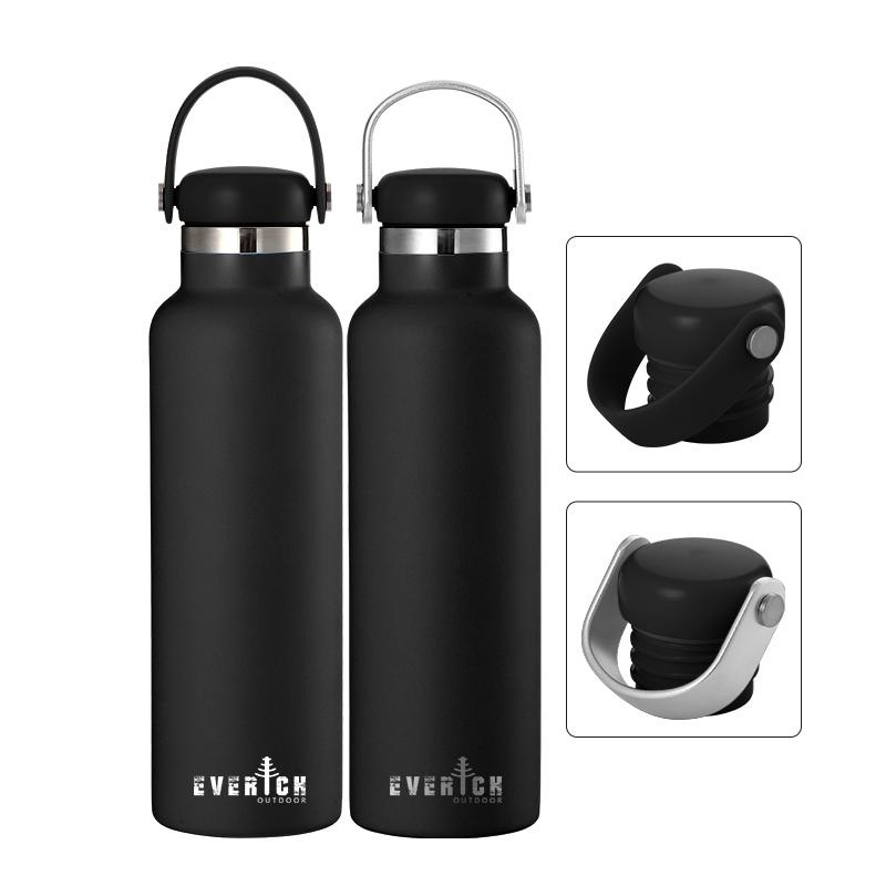 Everich Stylish Powder Coating Options Sweat-Proof Standard-Mouth Insulated Water Bottle with Rubber Gasket Ring Leak-Proof – Sports Water Bottle and Stainless Steel Water Bottle price