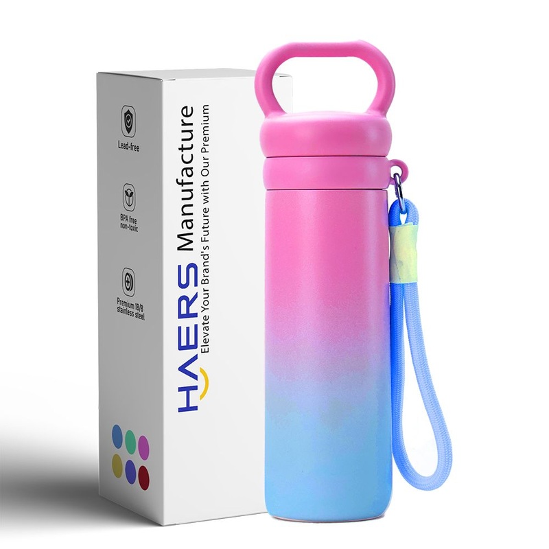 Haers Double Wall Stainless Steel Insulated Water Bottle with Straw for Camping Travel Hiking Fun – Insulated Water Bottle and Stainless Steel Water Bottle price