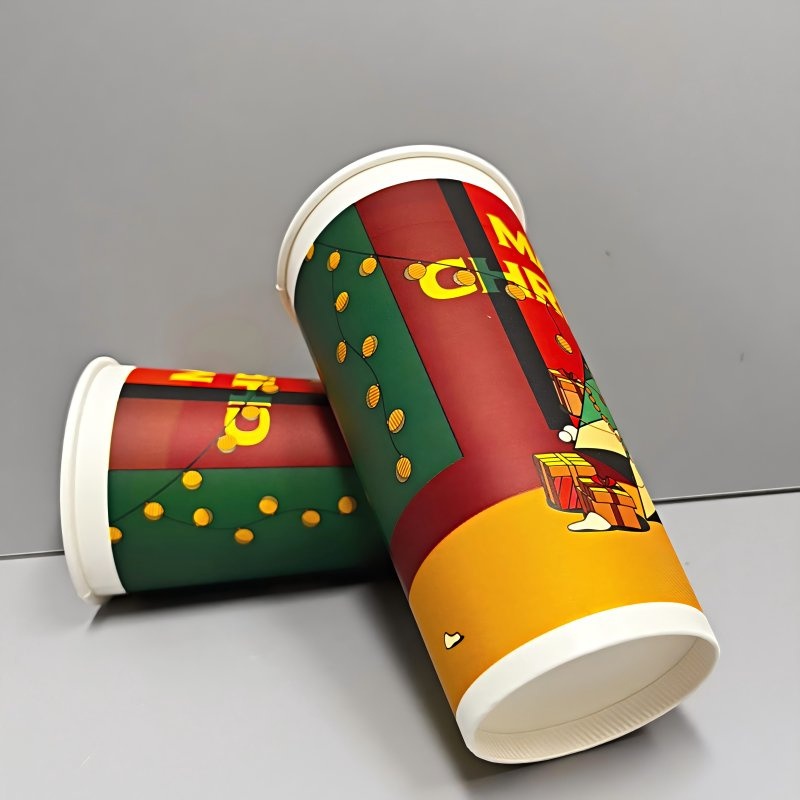 Single Wall Double Wall Custom Logo for Hot Paper Coffee Cups with Lids – Double Wall Paper Cup and Hot Coffee Paper Cup price