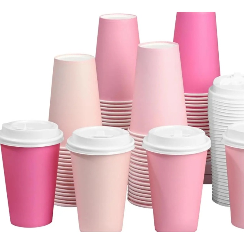 Wholesale Hot Double Wall Eco – Friendly Paper Coffee Cups with Lids in Set – Biodegradable Coffee Cup and Disposable Bento Box price