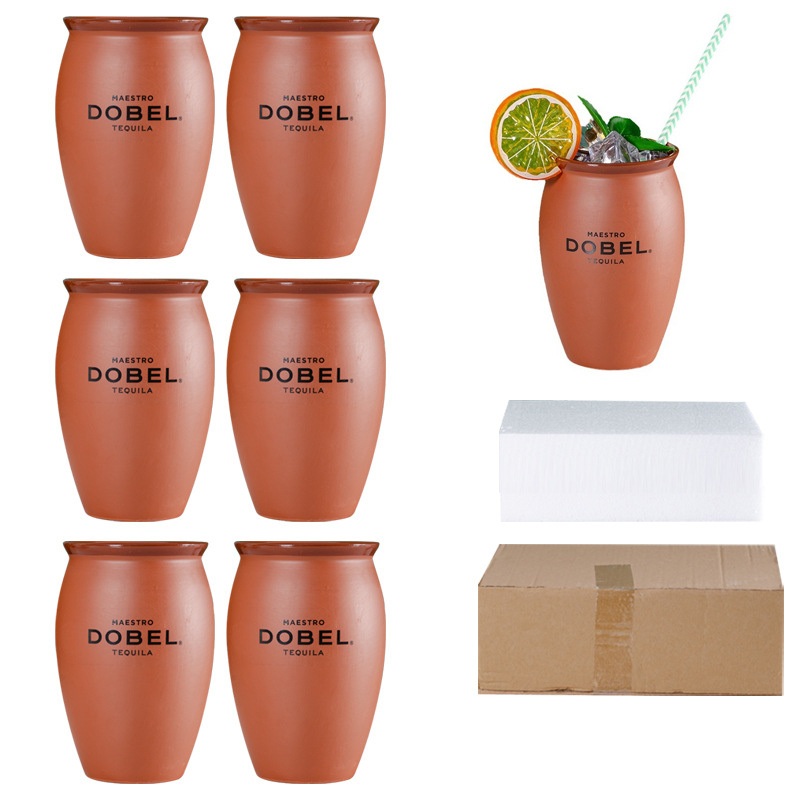 12 Oz Customized Tequila Cazadores Jarritos Terracotta Red Clay Teacups Mexican Pottery Drinking Cup – Tea Cup and Enamel Cup price