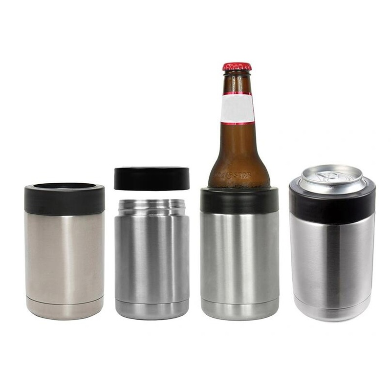 12oz 304 Material Stainless Steel Beer Bottle Cold Keeper Can/Bottle Double Wall Vacuum Insulated Can Tumbler Cup – Can Cooler and Drink Cup price