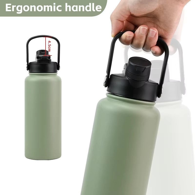 4-in-1 Straw and Spout Lid Vacuum Insulated Stainless Steel Sports Camping Water Bottle – Water Bottle and Plastic Sport Water Bottle price