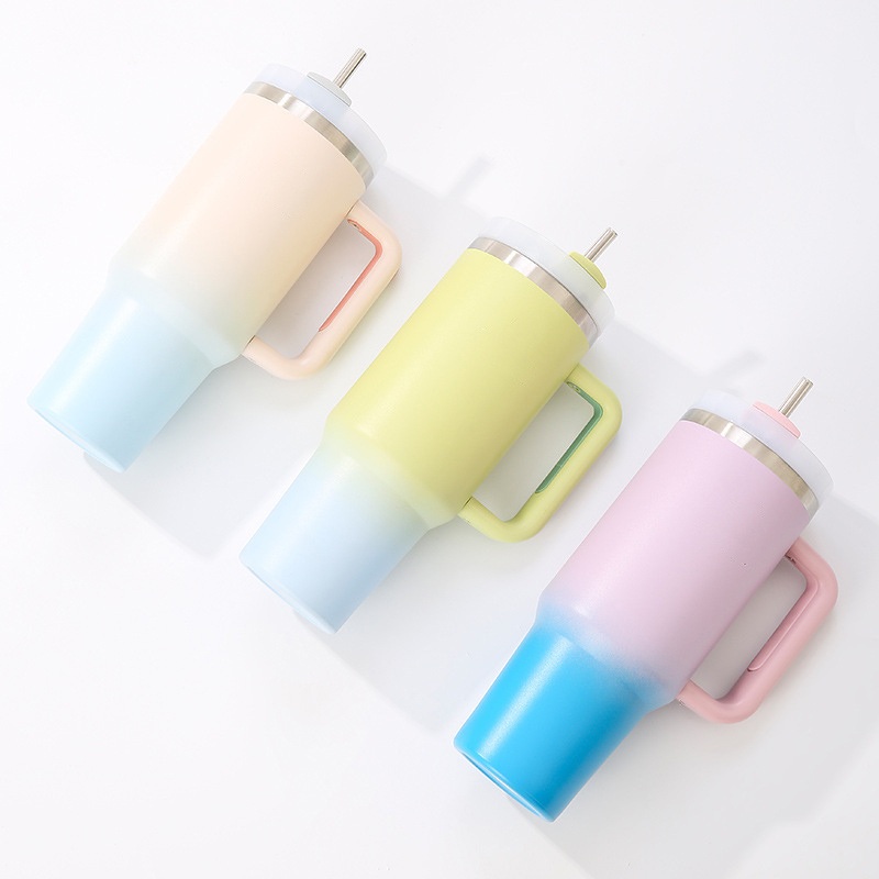 40oz Double Wall 304 Stainless Steel Vacuum Insulated Thermos Tumbler Coffee/Tea/ Beer Tumbler Mug with Handle – Water Bottle and Tumbler price