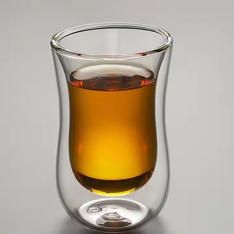 Best Selling Heat Resistant Double Layer Insulated Glasses Espresso Cups – Glass Cup and Double Layer Glass Cup price