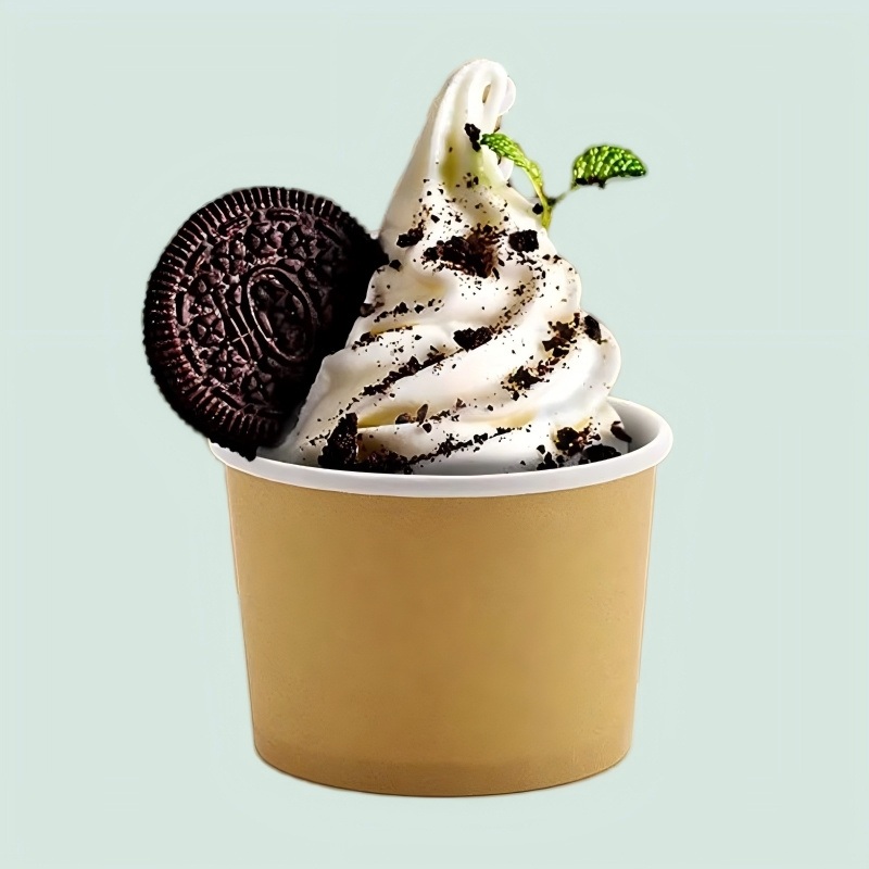 Disposable Ice Cream Paper Bowl Thickened Dessert Yogurt Cake Paper Cup – Ice Cream Cup and Paper Cup price