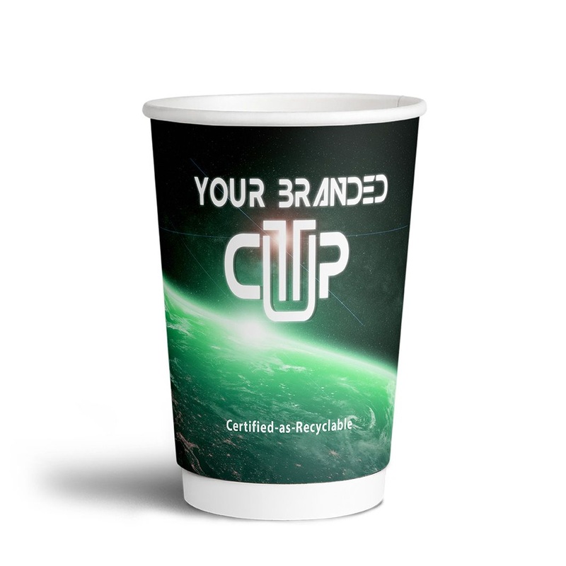 Disposable Paper Coffee Cup Custom Logo Hot Drink Double Wall Paper Cup – Double Wall Paper Cup and Paper Coffee Cup price
