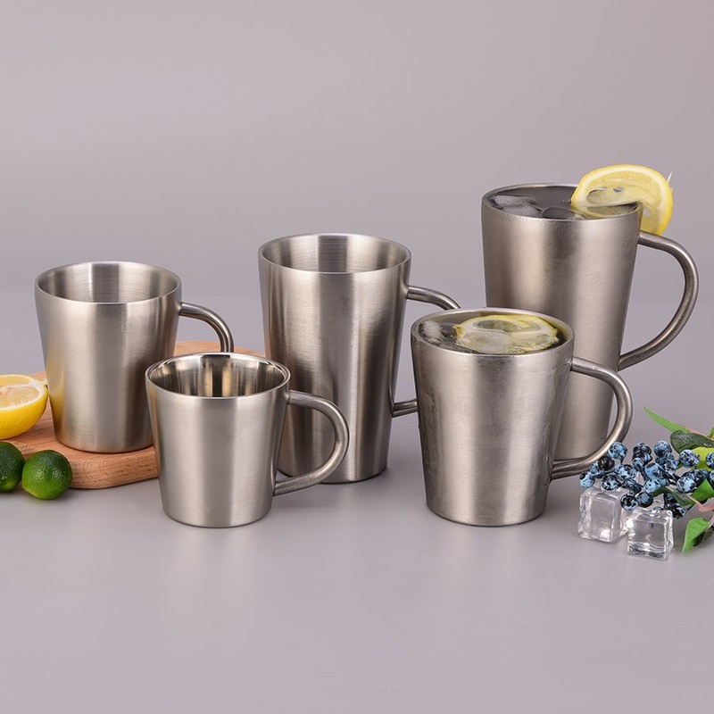 Durable Korean Stainless Steel Wine Cup Double Layer Cup 304 Stainless Steel 175ml Outdoor Picnic Coffee Cup – Picnic Coffee Cup and 175ml Outdoor Cup price