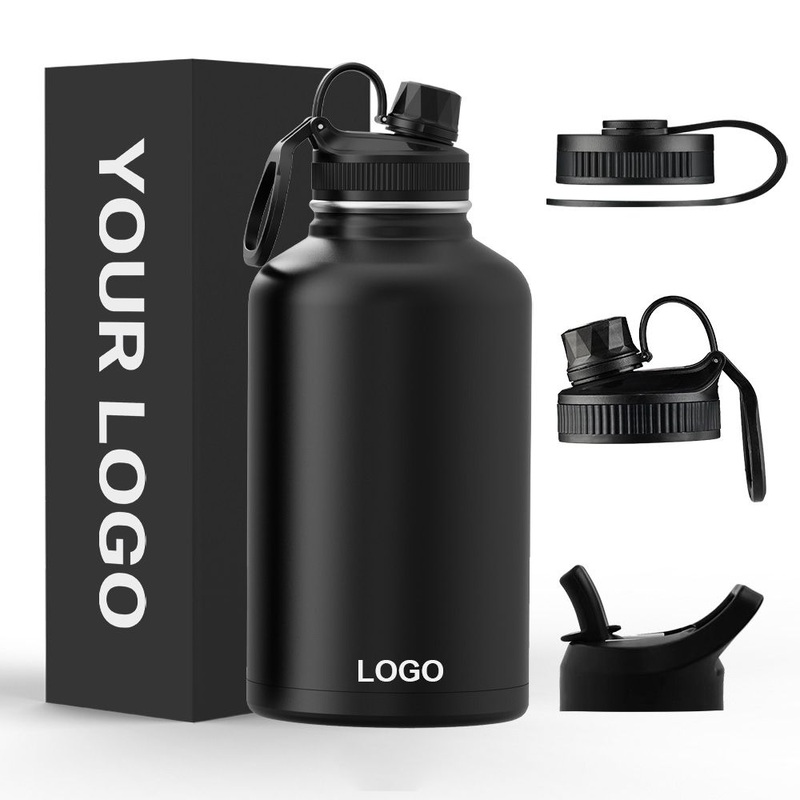 Haers 64oz Wholesale Double Wall 8/18 Stainless Steel Flask Water Bottle with Lid – Stainless Steel Water Bottle and Water Bottle Stainless Steel price
