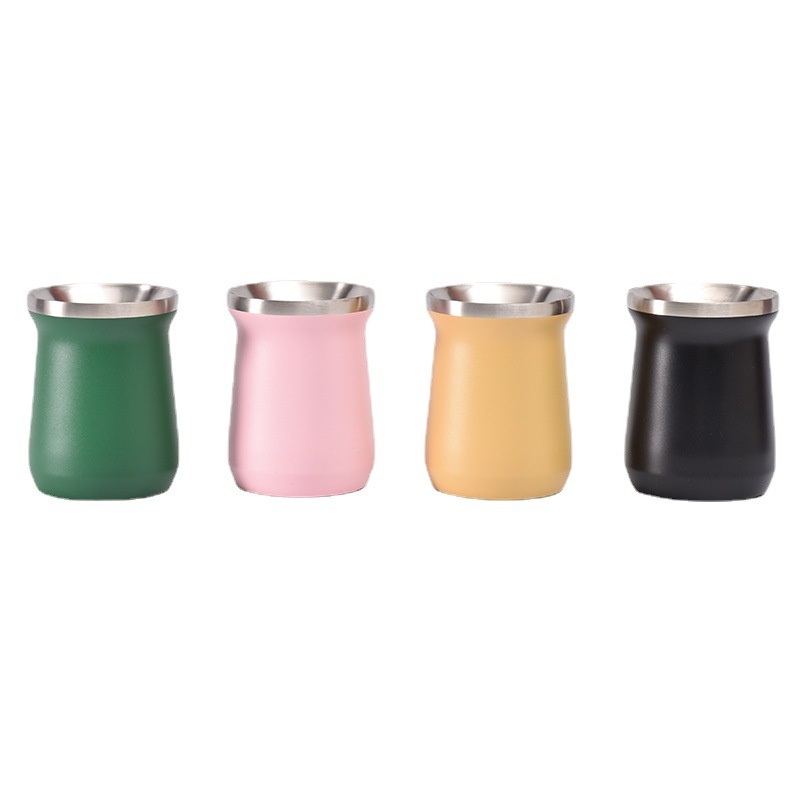 Internet Celebrity Same Style Hammer Paint 304 Stainless Steel Vacuum Beer Double Layer Outdoor Travel Coffee Creative Mate Cup – Mug Cup and Tea Mug price