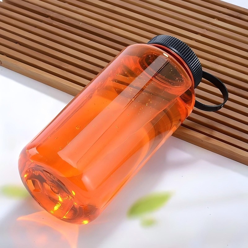 Portable Leak-Proof Plastic 1000ml Water Bottle Wide Mouth Outdoor Sports Drinking Bottle Travel Cup with Handle Lid – Water Bottle and Plastic Bottle price