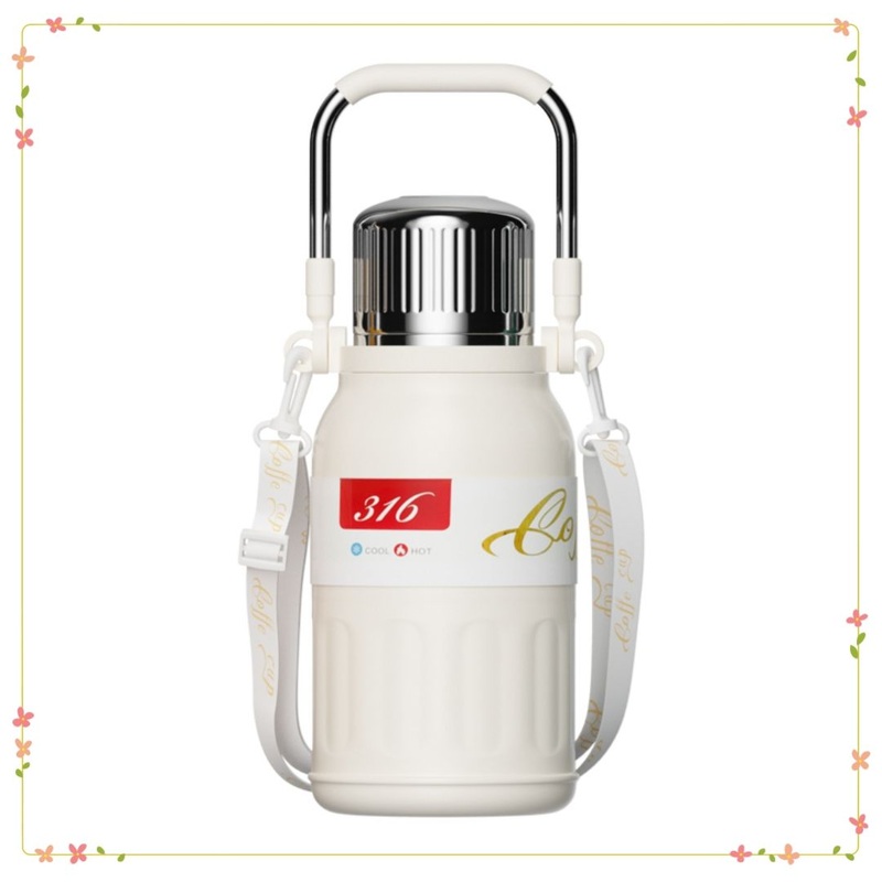 Portable Travel Large-Capacity White Insulated Water Bottle – Stainless Steel Insulated Bottle and Bottle price