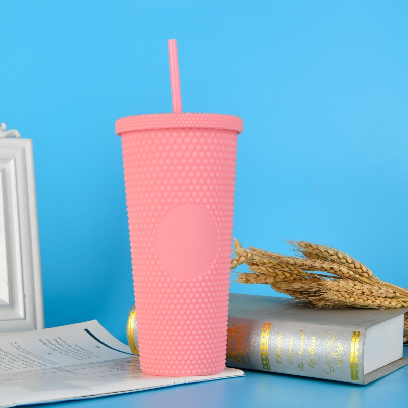 Studded Matte Diamond Insulated Iced Coffee Tumbler Cup 22oz – Bunny Tumbler and Tumbler 14oz price