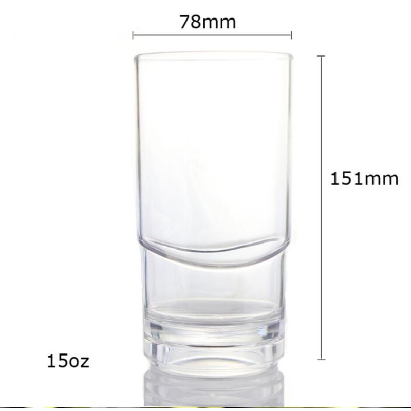 Thick Bottom Tritan Beer Cups High-Temperature Resistance Water Cups – Beer Cup and Plastic Goblet price