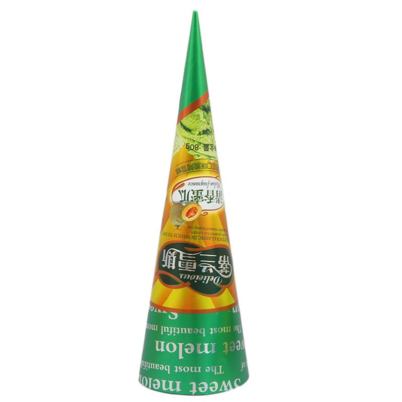 Wholesale Disposable Aluminum Foil Rolled Paper Conic Ice Cream Cone Sleeve Cup – Snow Cone Cups and Ice Cream Cups price