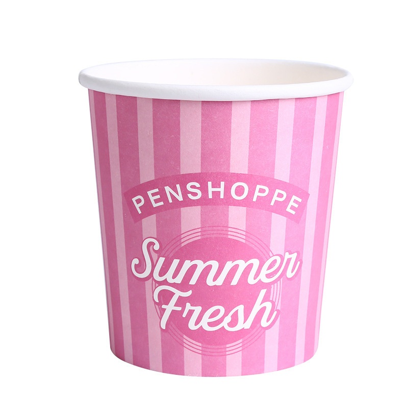 8oz 12oz 16oz Disposable Paper Hot/Cold Beverage Drinking Cups for Espresso Cups – Snow Cone Cups and Ice Cream Cups price
